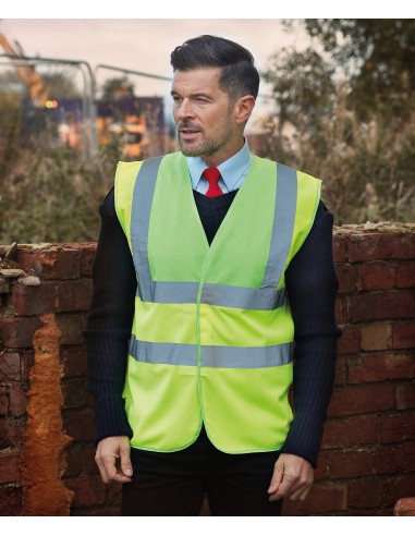 YOK-HVW100-Hi-Vis 2 Bands et Braces Waistcoat